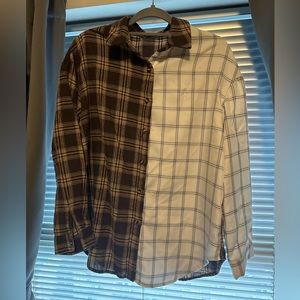 Checkered Print Flannel from Shein